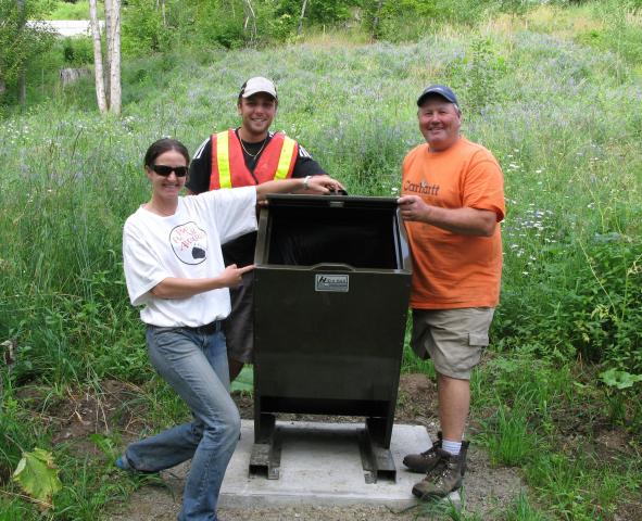 Bear-proof Garbage Cans Installed in Rossland and Trail