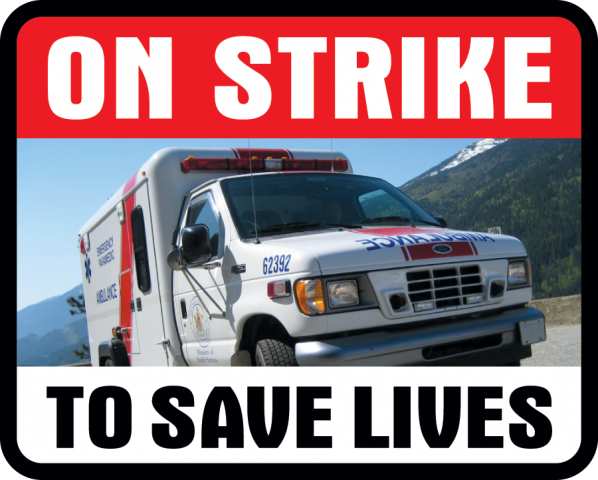 Rossland Ambulance Service Suffering: BC Paramedics Strike Update