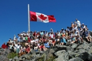 Canada Day at the Top of Mount Roberts. Photo by Ronald Mah.