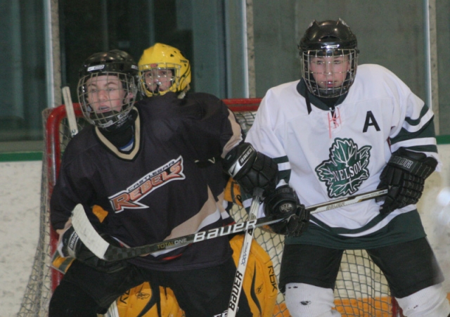 Minor Hockey Playoff action captures center stage