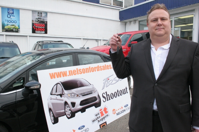 Ford Fiesta up for grabs during the Leafs final KIJHL regular season game