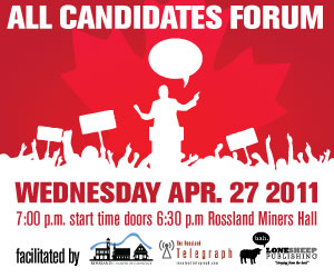 Lone Sheep Publishing is proud to present The 2011 West Kootenay All Candidates' Forum Series