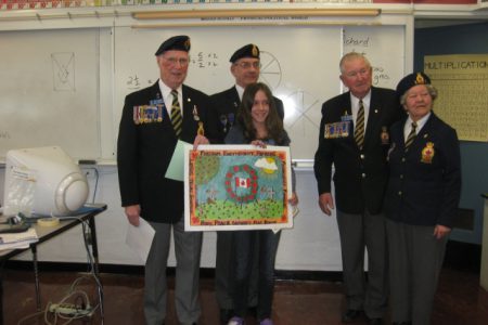 Local student places second in provincial Royal Canadian Legion contest