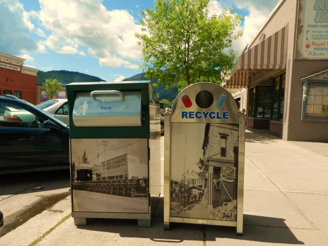 Solar-powered, trash-smashing, bear-befuddling bins hit town — for the summer