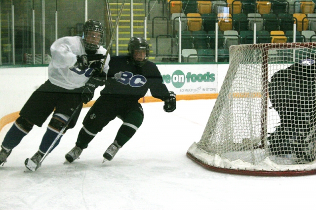 Ice coaching staff select 12 players after training camp for BCMMHL squad
