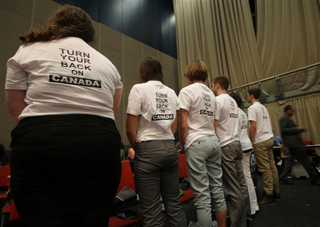 Canuck youth ejected from COP17