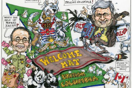 CARTOON: Harper rolling out the welcome mat for China