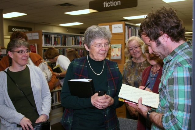 Author Grant Lawrence reads to appreciative audience in Grand Forks