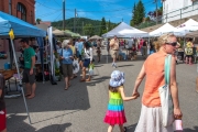 Rossland's weekly Mountain Market was the backdrop for the celebration ~ by Ed Chernoff