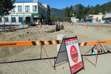 UPGRADE UPDATE: Sidewalks done next week...completion one month away!