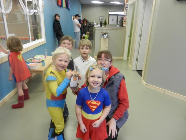 Seven-year-old gets his superhero on for a good cause