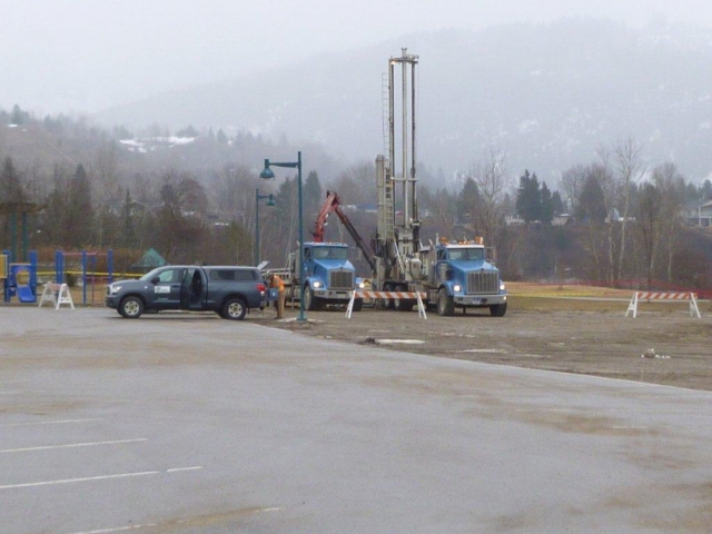 Drilling begins for new natural swimming ponds at Millennium