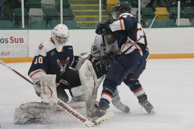 Beitel's OT winner lifts Nelson to lead in Murdoch Semi Final, Braves upset Rebels 2-1