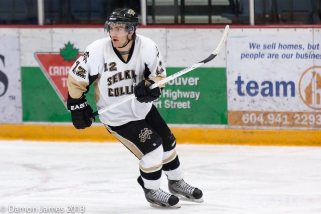 Playoff hockey returns to NDCC Arena as Saints host SFU in BCIHL Final