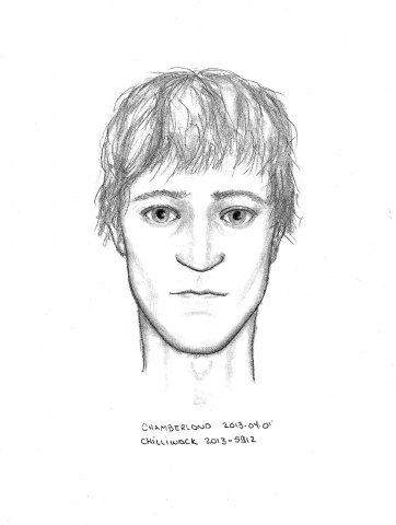 Police release composite sketch of Tea Pot Hill attacker in Chilliwack