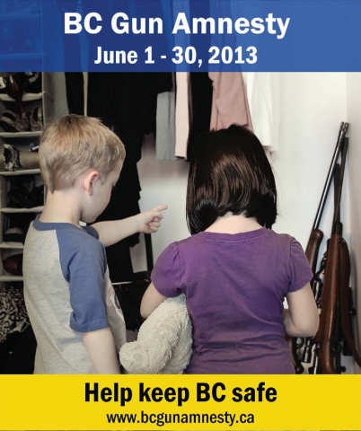 BC police departments support Gun Amnesty in June