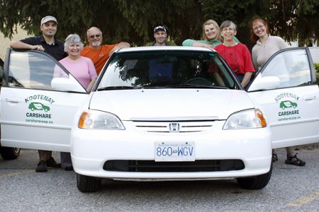 Kootenay CarShare parks in Rossland