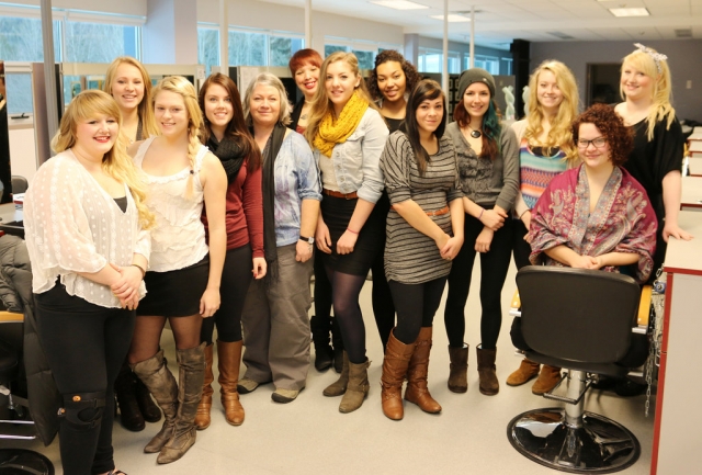 Selkirk College Hairdressing Students Up to the Challenge