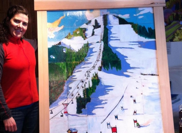 Red Mountain Racers produce art and skiing as Winter Carnival kicks off!