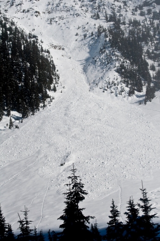 Local avalanche conditions? In a word, 'sketchy'
