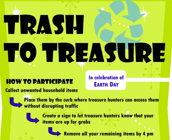 Trash to Treasure Day is Saturday 