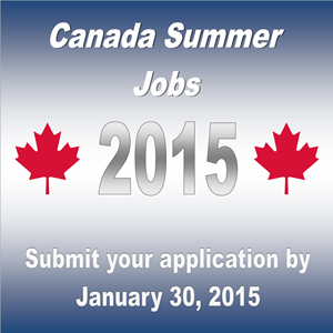MP Announces Approaching Deadline for 2015 Canada Summer Jobs Applications