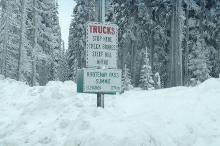 UPDATED: Winter Storm warning continues for West Kootenay