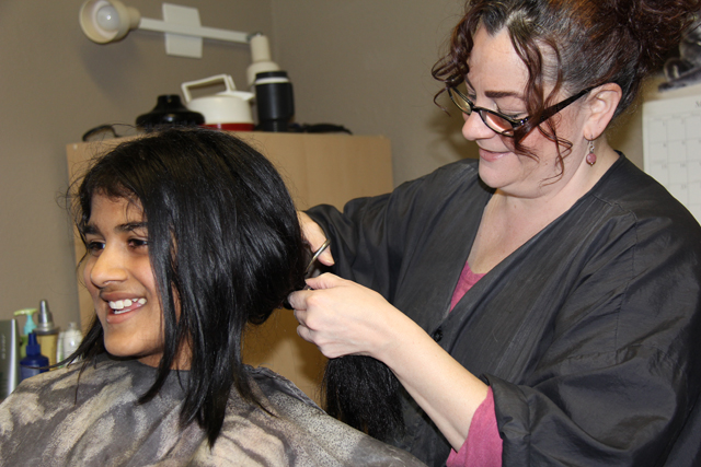 Nelson's Amran Bhabra grows/cuts hair for cancer wigs