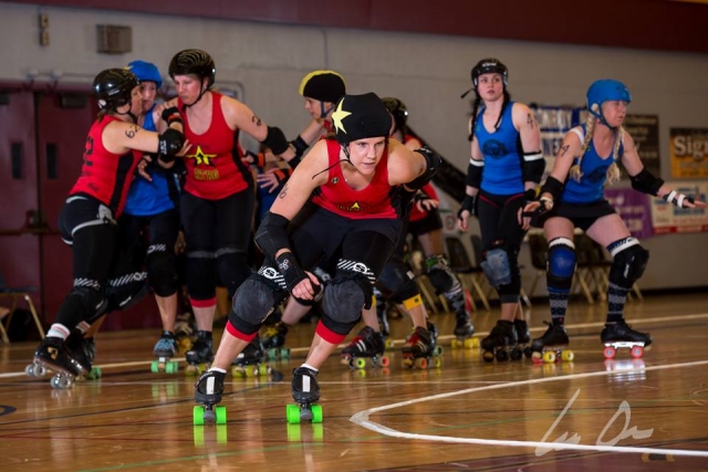 Live Roller Derby in Trail on Saturday!