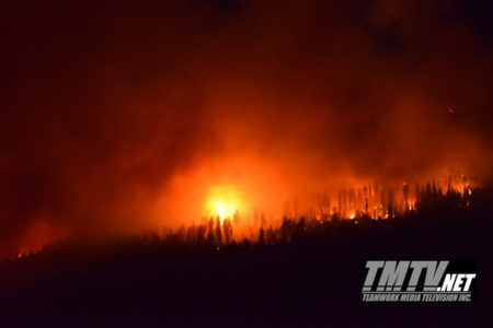 Sitkum Creek wildfire grows to 150 hectares overnight