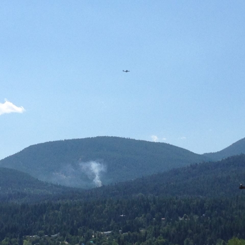 UPDATED: Wildfire outside Castlegar 100% contained