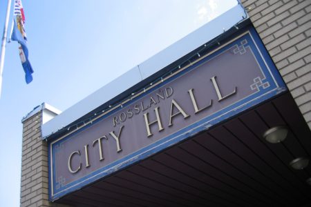 SPECIAL MEETING OF ROSSLAND CITY COUNCIL