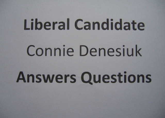 The First Set of Questions for our Candidates: Denesiuk Answers