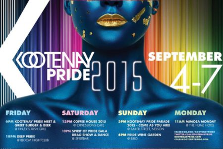 It's Kootenay Pride Weekend in Nelson