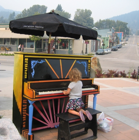 Piano in the Park:  Community Spirit Lives!