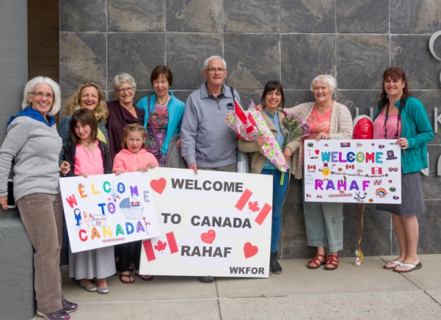 A WARM WELCOME FOR RAHAF