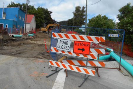 Traffic Routes:  What's Open When at Washington Street