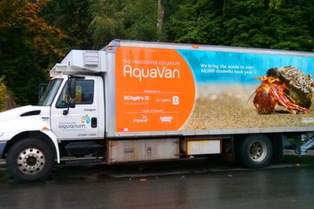 Vancouver Aquarium's AQUAVAN will visit Rossland September 27-- 29