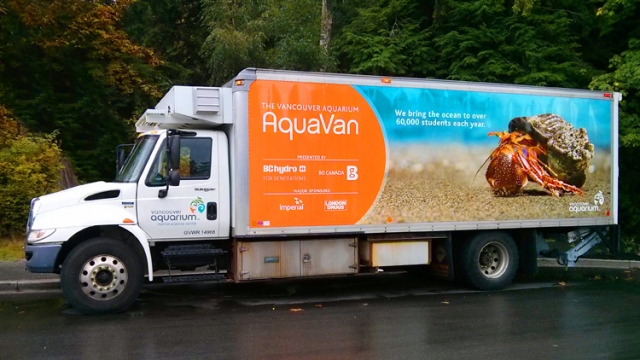 Vancouver Aquarium's AQUAVAN will visit Rossland September 27-- 29