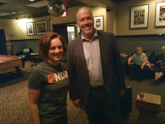 NDP leader John Horgan — Government that puts people first