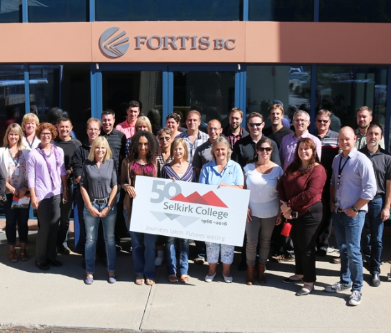 Selkirk College and FortisBC Help Build Rural Economy
