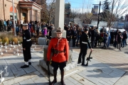 Remembrance Day 2016, Rossland Cenotaph