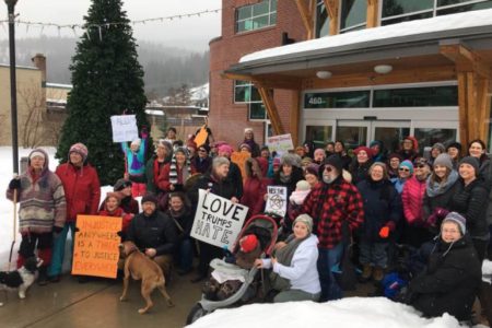 Marchers from across the region join Castlegar's Women's March on Washington