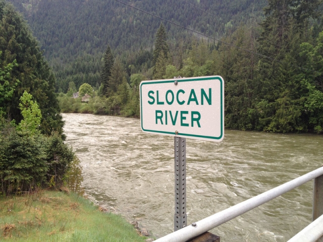 Flood Watch for Slocan River; Evacuation Alert for Slocan Valley West Road