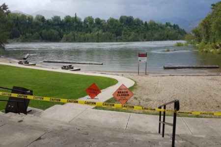 Trail`s Gyro Park closed due to dangerously high water levels