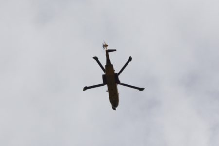 CH-149 Cormorant helicopter searches over Nelson Sunday for missing plane