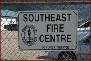 Monday, Cat 2 open fires prohibited throughout the Southeast Fire Centre