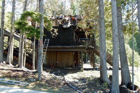 House Fire at Caldera Subdivision