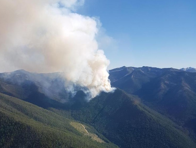 UPDATED: BC Wildfire looking at different strategies for 80-hectare Harrop Creek wildfire