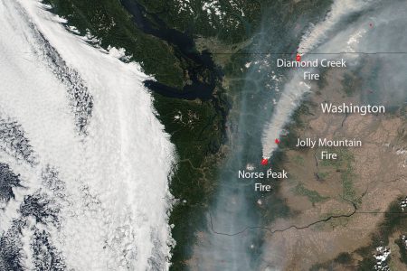 Smoky skies, orange moon -- here's why